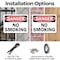 Signmission No Smoking Danger Sign, Plastic, 10in W x 7in L, 2PK OS-2PACK-DS-P-710-L-19452 - alternate 2